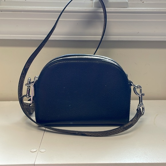 Marc Jacobs Shutter Snakeskin Embossed Strap Leather Crossbody Bag - Picture 2 of 16